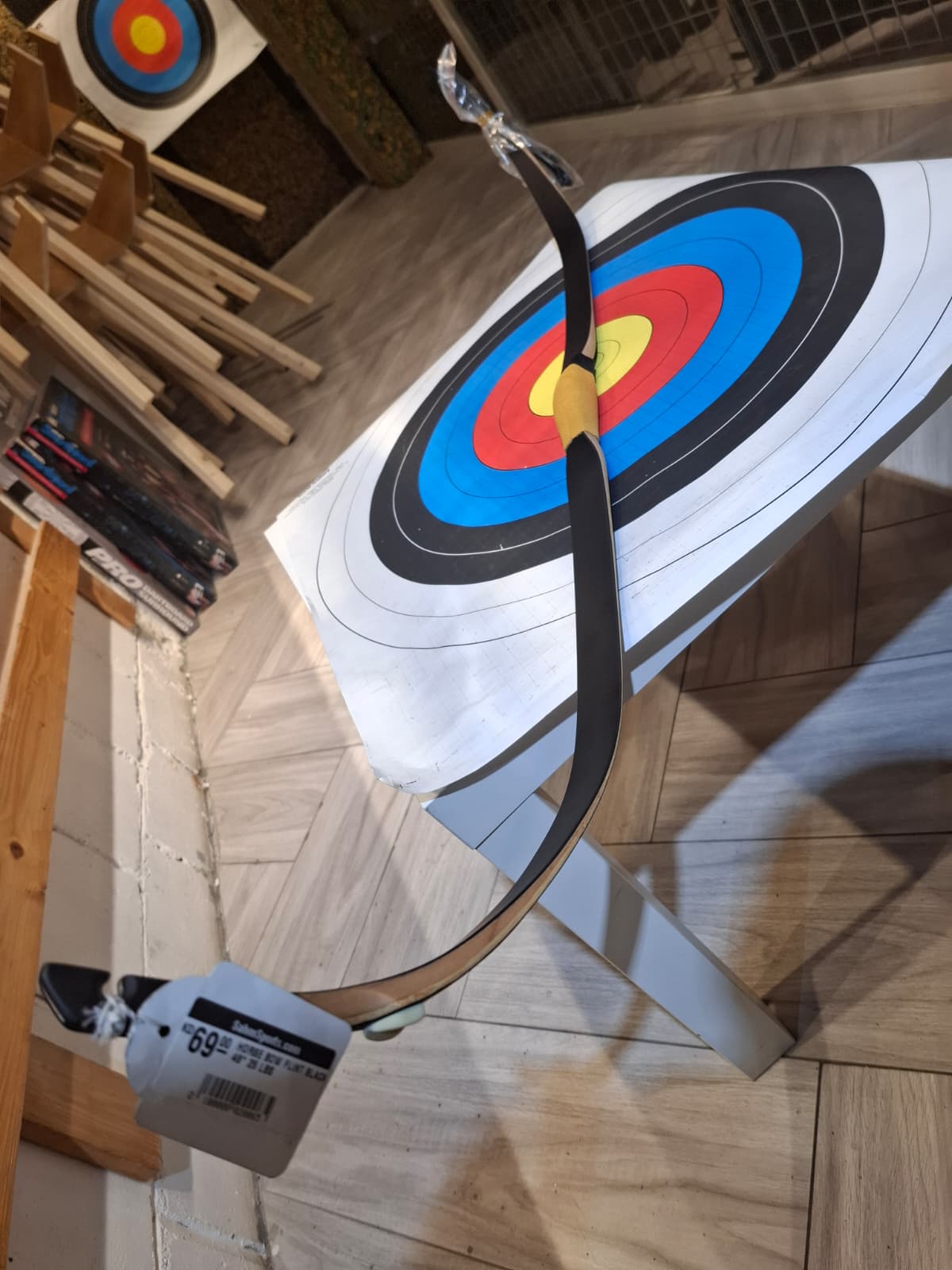 HORSE BOW FLINT BLACK 48" قوس فلنت التقليدي القصير